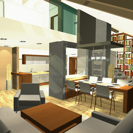 Ateliér úsporné architektury - Interiéry