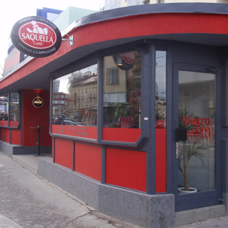 Ateliér úsporné architektury - Kavárna Metro café Pardubice